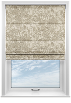 Maui, Hessian - Motorised Roman Blind